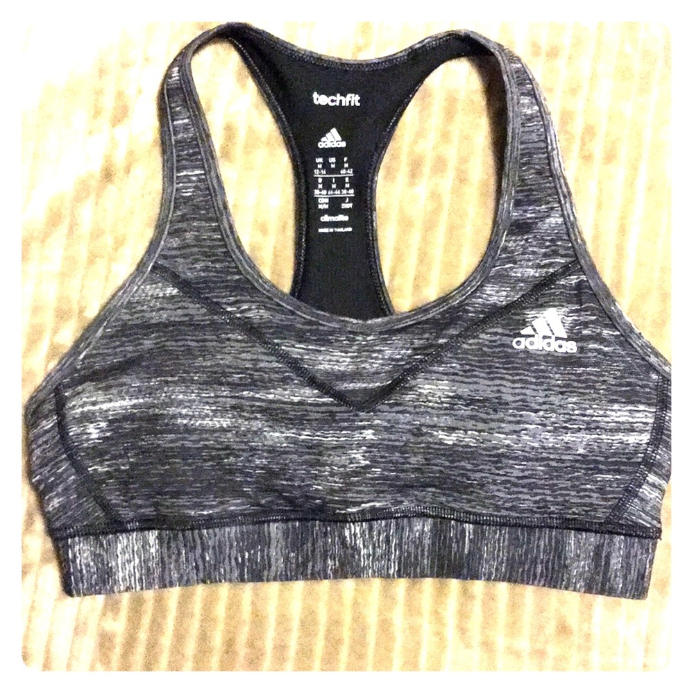 Adidas Techfit Climalite sports bra, size M